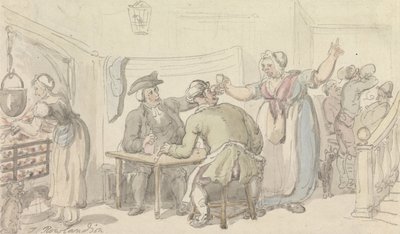 The Vicar of Wakefield: The Scold, with News of Olivia by Thomas Rowlandson